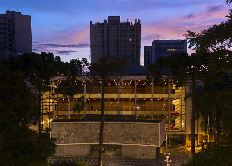 Fachada do Teatro Guaíra, 2019