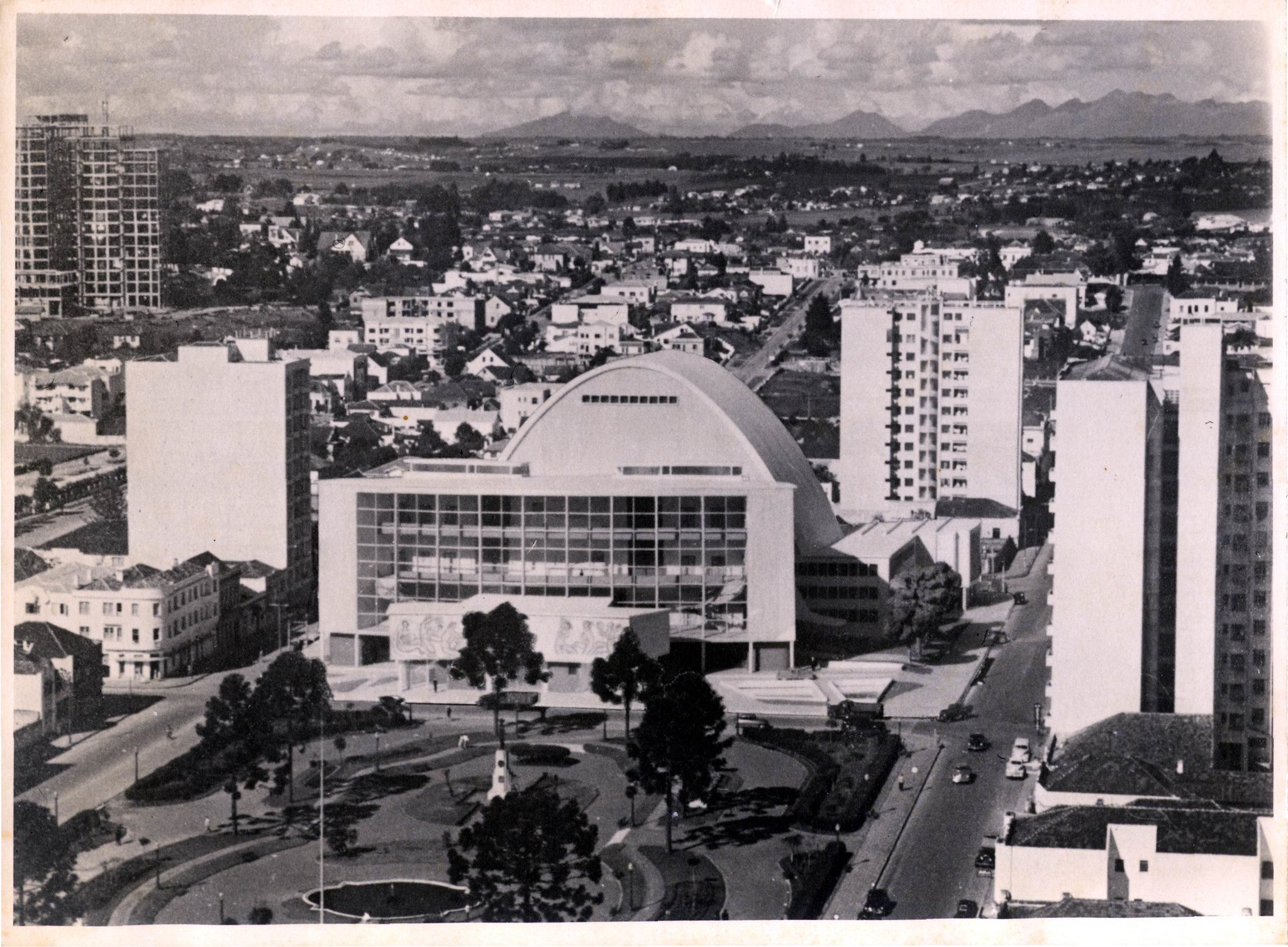 Foto montagem a partir de maquete, produzida nos anos 50