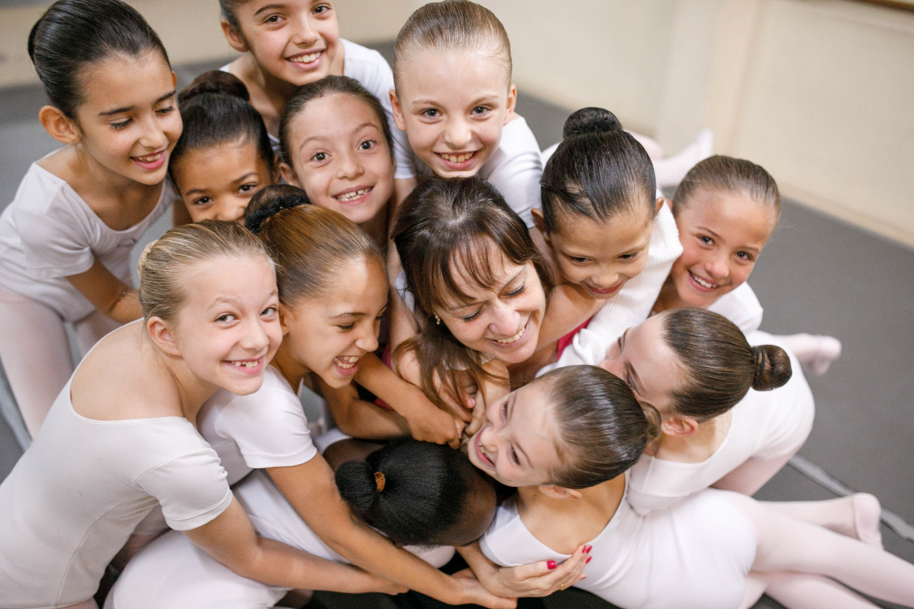 Alunas da Escola de Dança Teatro Guaíra 