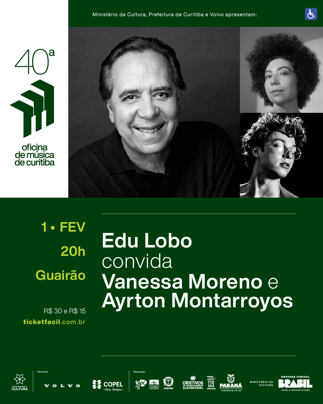 Edu Lobo convida Vanessa Moreno e Ayrton Montarroyos