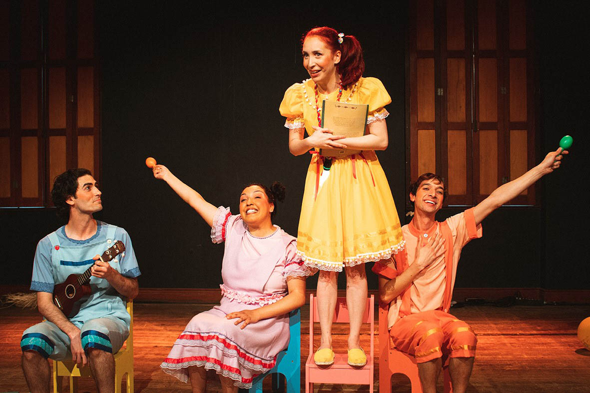 Atores em "Carmela Caramelo e Remela"