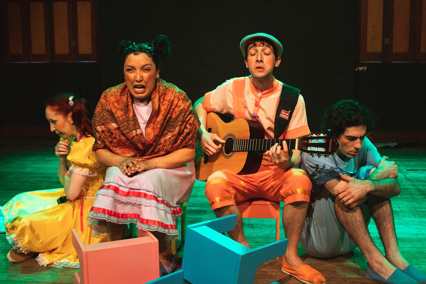 Atores em "Carmela Caramelo e Remela"