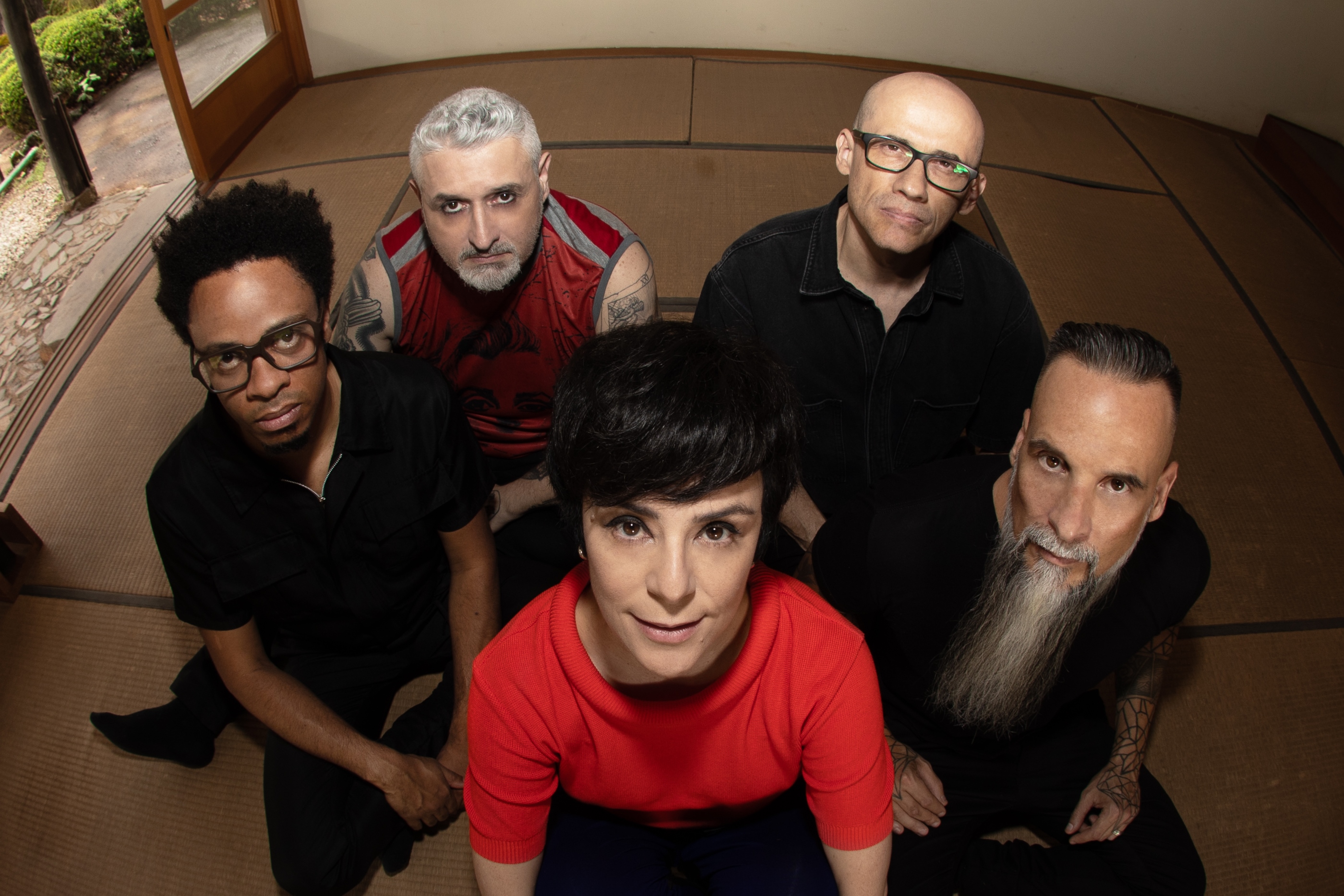Grupo Pato Fu em divulgação do show