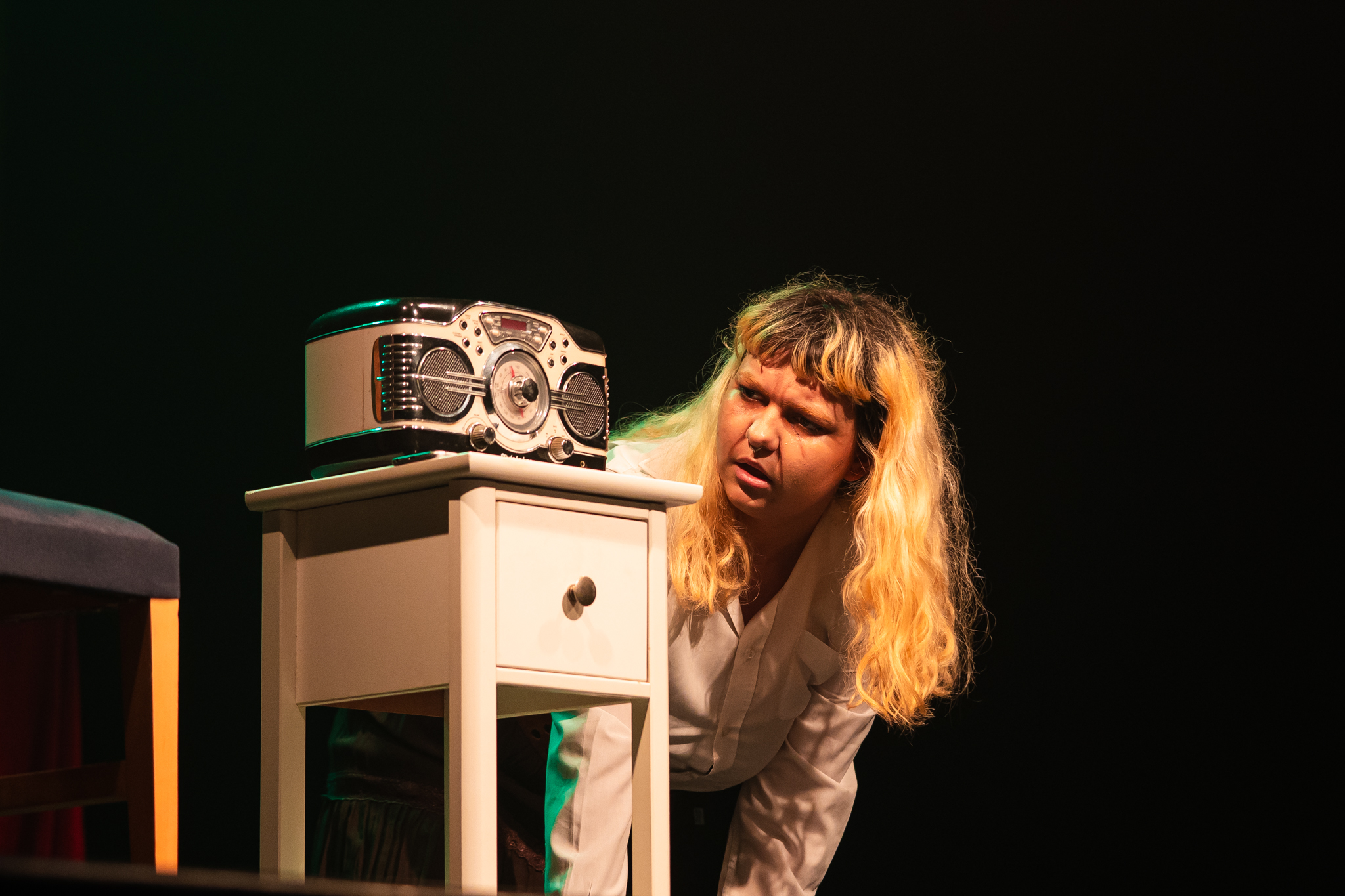 Cenas da peça "Make Morte Pop Again"