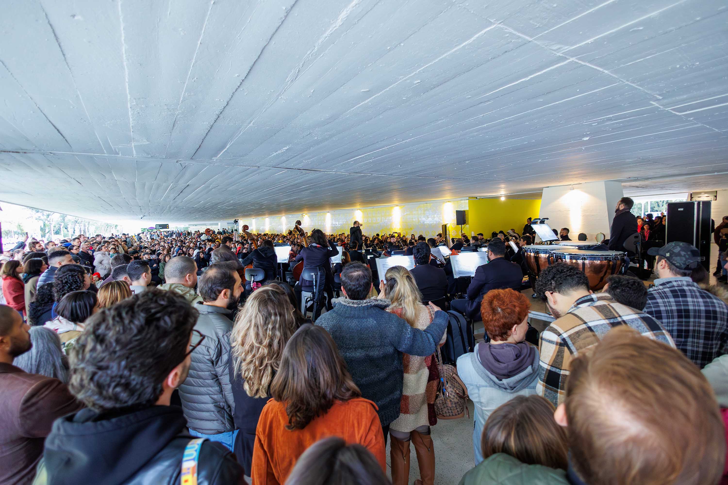 Apresentação da Orquestra Sinfônica do Paraná da série de concertos