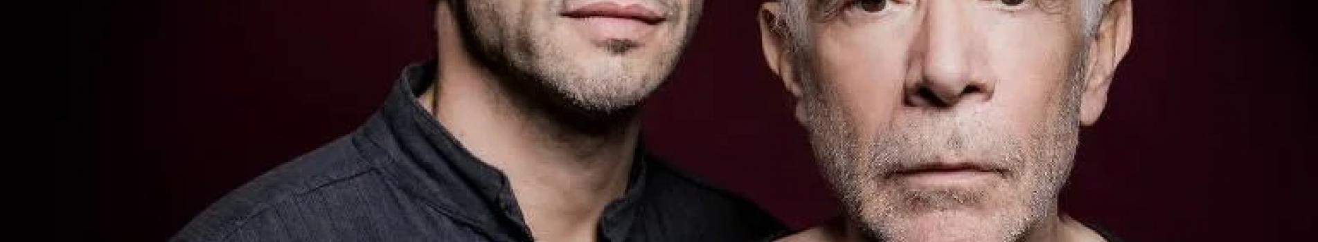 Ricardo e Caio Blat estrelam espetáculo "Subversão Kafka", no Guairinha