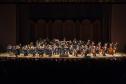 Orquestra Sinfônica do Paraná no palco do Teatro Guaíra