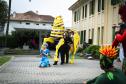 Apresentação dos bailarinos nesta terça-feira (6) no Hospital Pequeno Príncipe