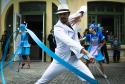 Apresentação dos bailarinos nesta terça-feira (6) no Hospital Pequeno Príncipe