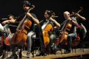 Ensaio da Orquestra e cantores no Guairão