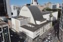 Obra na coberturado teatro
