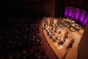 Orquestra Sinfônica do Paraná em concerto realizado no palco do Guairão em 2024