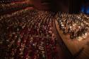 Apresentações de Abertura da Orquestra Sinfônica do Paraná lotam o auditório nos dois dias de concerto. 