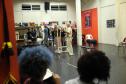 Ensaio do espetáculo  "Gregor - uma jornada patética" pela G2 Cia de Dança Teatro Guaíra  
