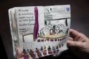 Fã da Orquestra Sinfônica do Paraná e de Beatles, artista ilustra concertos há uma década