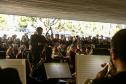  A Orquestra Sinfônica do Paraná retorna no vão-livre do Museu Oscar Niemeyer (MON) concerto gratuito da série "OSP no Museu Oscar Niemeyer – Mostly Mozart".
