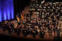 Apresentação do concerto de 40 anos da Orquestra Sinfônica do Paraná. 