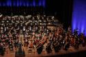 Apresentação do concerto de 40 anos da Orquestra Sinfônica do Paraná. 