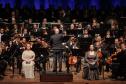 Apresentação do concerto de 40 anos da Orquestra Sinfônica do Paraná. 