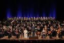 Apresentação do concerto de 40 anos da Orquestra Sinfônica do Paraná. 