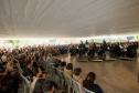 Penúltimo concerto da Orquestra Sinfônica do Paraná no vão do MON  reuniu mais de mil pessoas. 