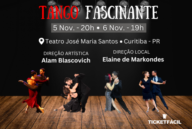 Tango Fascinante faz duas sessões no Teatro José Maria Santos