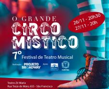 Arte de divulgação de O Grande Circo Místico