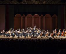 Orquestra no palco