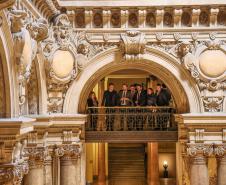Visita do governador e comitiva da Cultura em Paris, na França