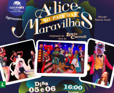 Espetáculo teatral Alice no país das maravilhas