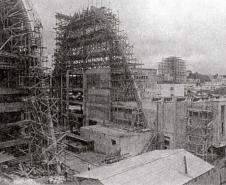 Obra do prédio atual do CCTG