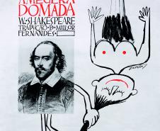 Cartaz da peça A megera domada (1964)