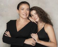 A atriz Lilia Cabral e a filha Giulia Bertolli