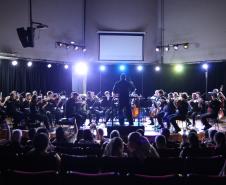 Orquestra Sinfônica do Paraná se apresenta em São José dos Pinhais. 
