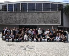  Estudantes do curso de Arquitetura e Urbanismo da UniFil – Centro Universitário Filadélfia de Londrina  participaram da visita guiada ao Teatro Guaíra. 