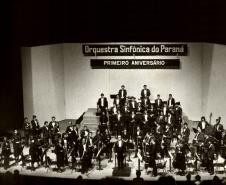 Concerto do primeiro aniversário da Orquestra Sinfônica do Paraná. 