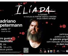 Miniauditório do Teatro Guaíra recebe espetáculo gratuito inspirado na Ilíada de Homero