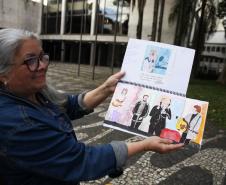 Fã da Orquestra Sinfônica do Paraná e de Beatles, artista ilustra concertos há uma década