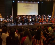 Projeto que leva Orquestra Sinfônica do Paraná para fora do Guaíra forma novas plateias