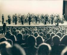 Primeiro concerto da Orquestra Sinfônica do Paraná em 1985. 
