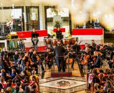 Orquestra Sinfônica do Paraná encanta público em primeira apresentação em Colombo