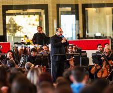 Orquestra Sinfônica do Paraná encanta público em primeira apresentação em Colombo