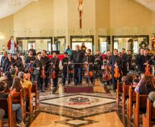 Orquestra Sinfônica do Paraná encanta público em primeira apresentação em Colombo
