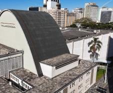 Entrega da reforma do telhado do Teatro Guaíra / parceria da AUDI - Apresentação de Ballet para 600 crianças de escolas públicas.