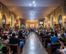 A útima apresentação da Orquestra Sinfônica do Paraná deste ano do projeto "Guaíra para Todos " na Igreja Matriz de Campo Largo.
