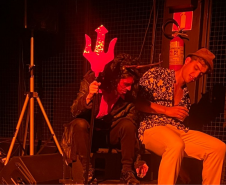 Teatro Colaborativo apresenta no Miniauditório: "Contos Trágicos e Cômicos de Enganar ou Não a Morte"