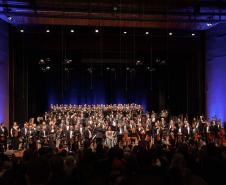 Concerto de 40 anos da Orquestra Sinfônica do Paraná será exibido na programação de fim de ano da TV Paraná Turismo