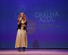 Cerimônia de entrega do prêmio Gralha Azul aconteceu nesta segunda-feira (01).