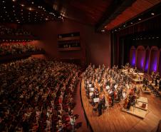 Concerto de encerramento da Orquestra Sinfônica do Paraná em 2025.