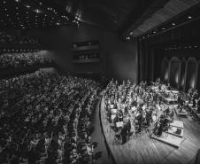Concerto de encerramento da Orquestra Sinfônica do Paraná em 2025.